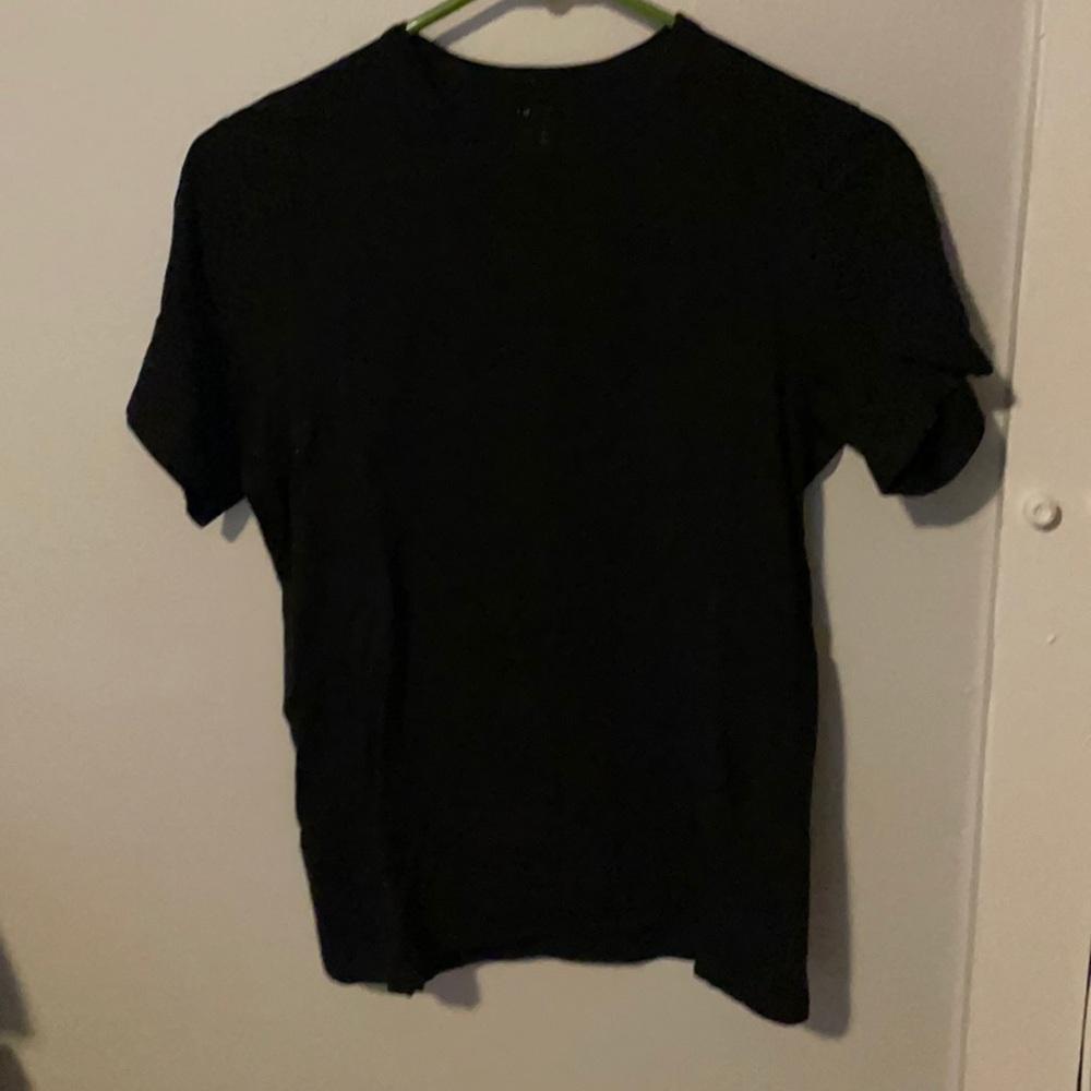 Plain black shirt